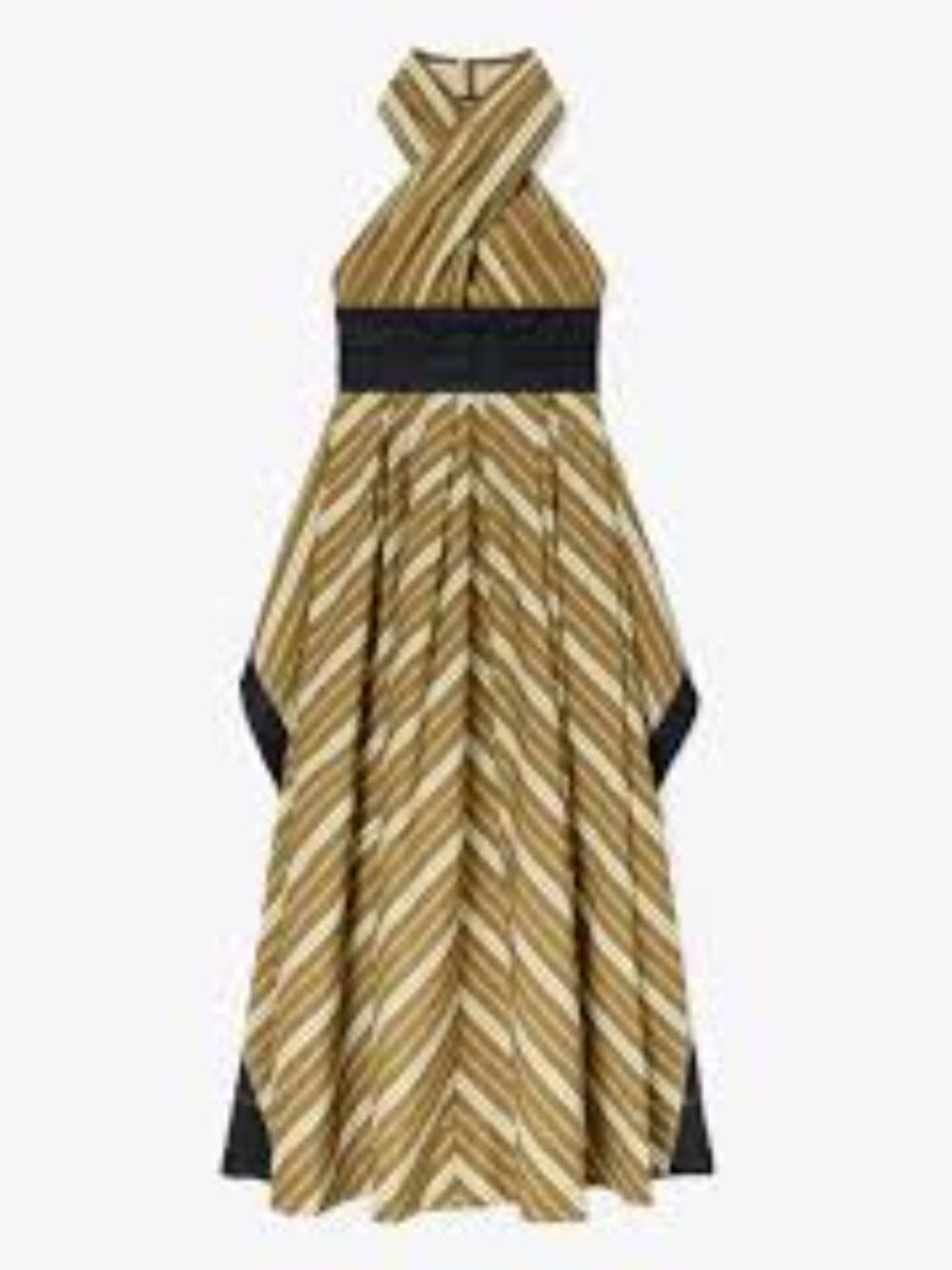 Tory Burch Coffee Stripe Poplin Dress | NWT | Retail $898
